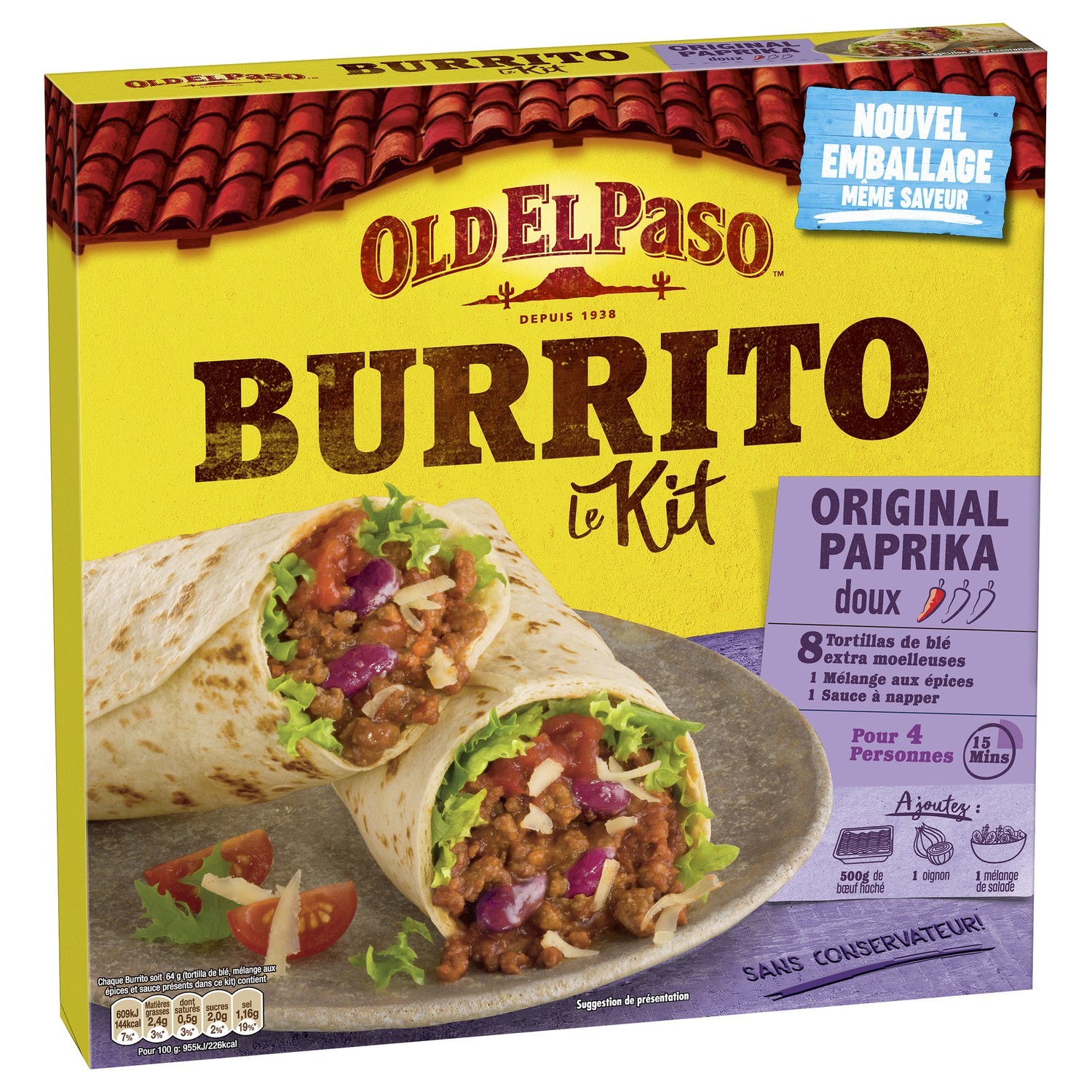 Kit pour Burritos original